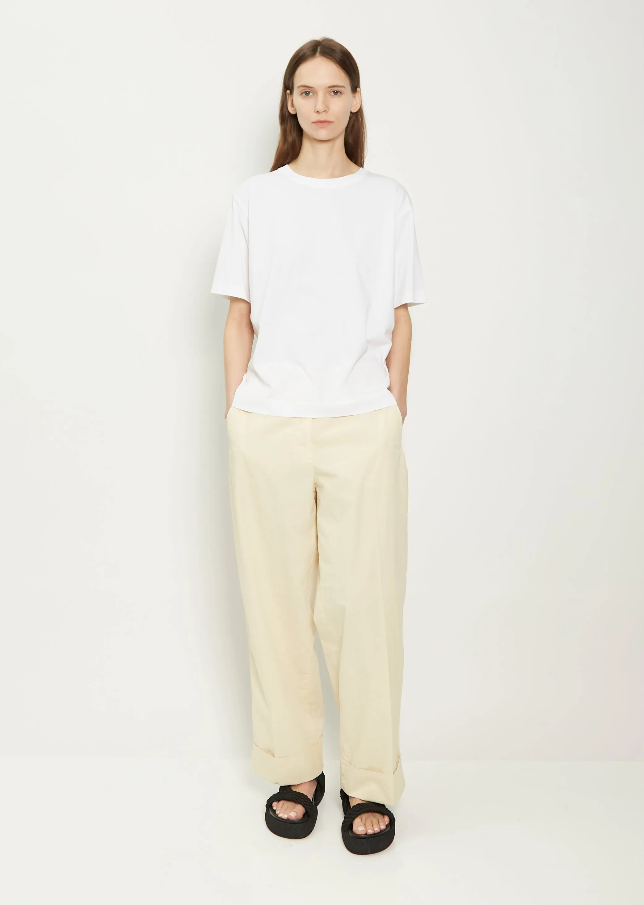 Heydu Cotton T-Shirt —White