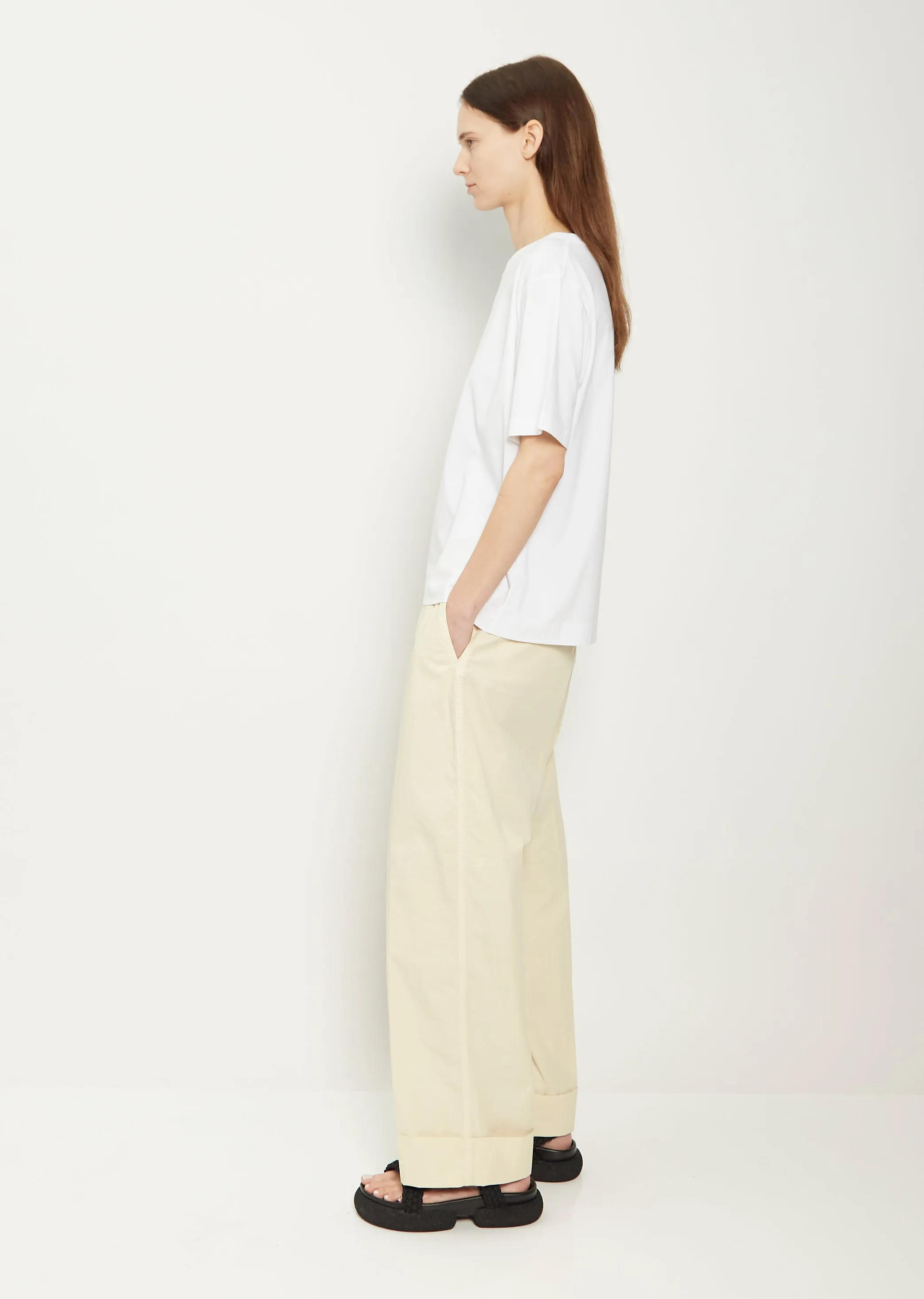 Heydu Cotton T-Shirt —White
