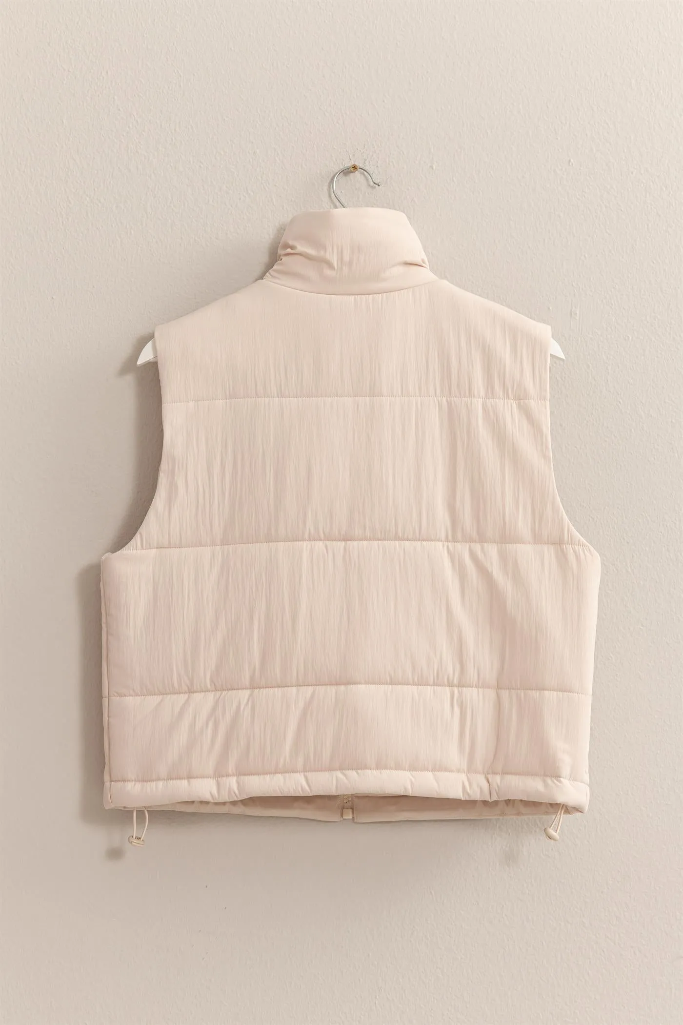 HF24F520-Puffer Vest With Zipper