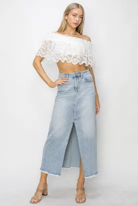 High Rise Long Skirt