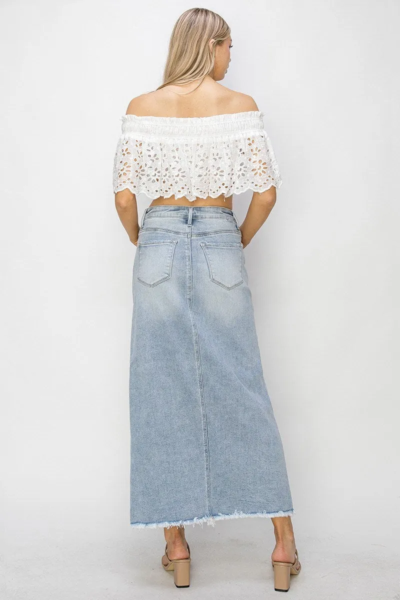 High Rise Long Skirt