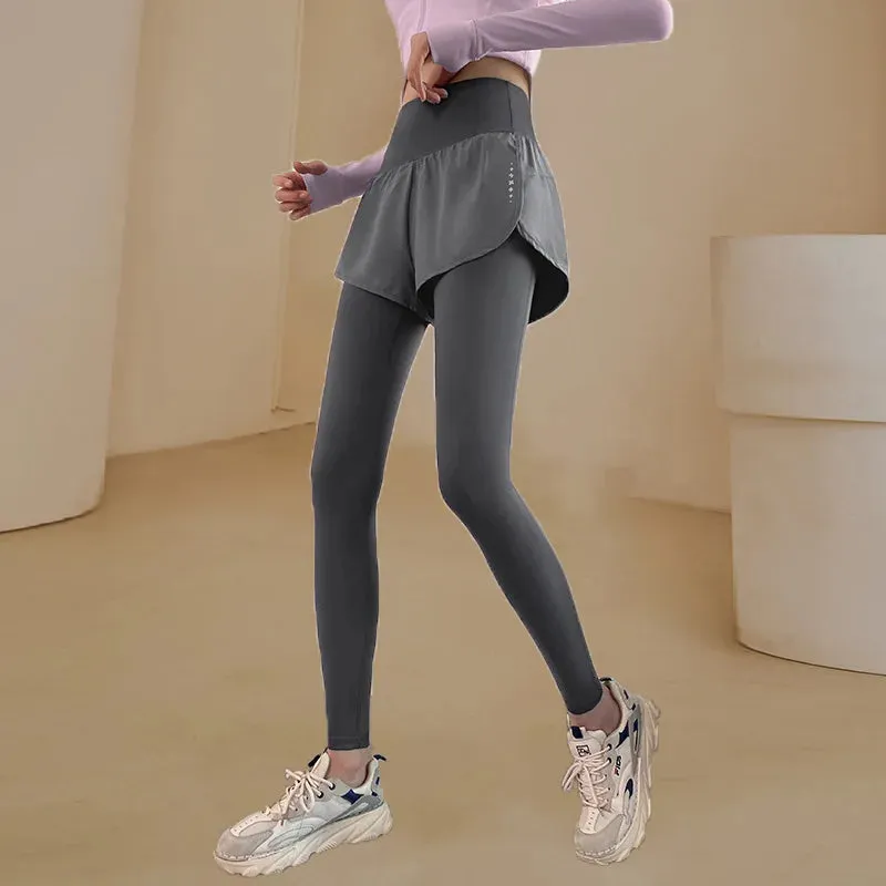 High Waisted Women Yoga Pants Quick-Drying Sports Tights