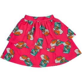 Jelly Alligator Candy Bar Hot Pink Skirt