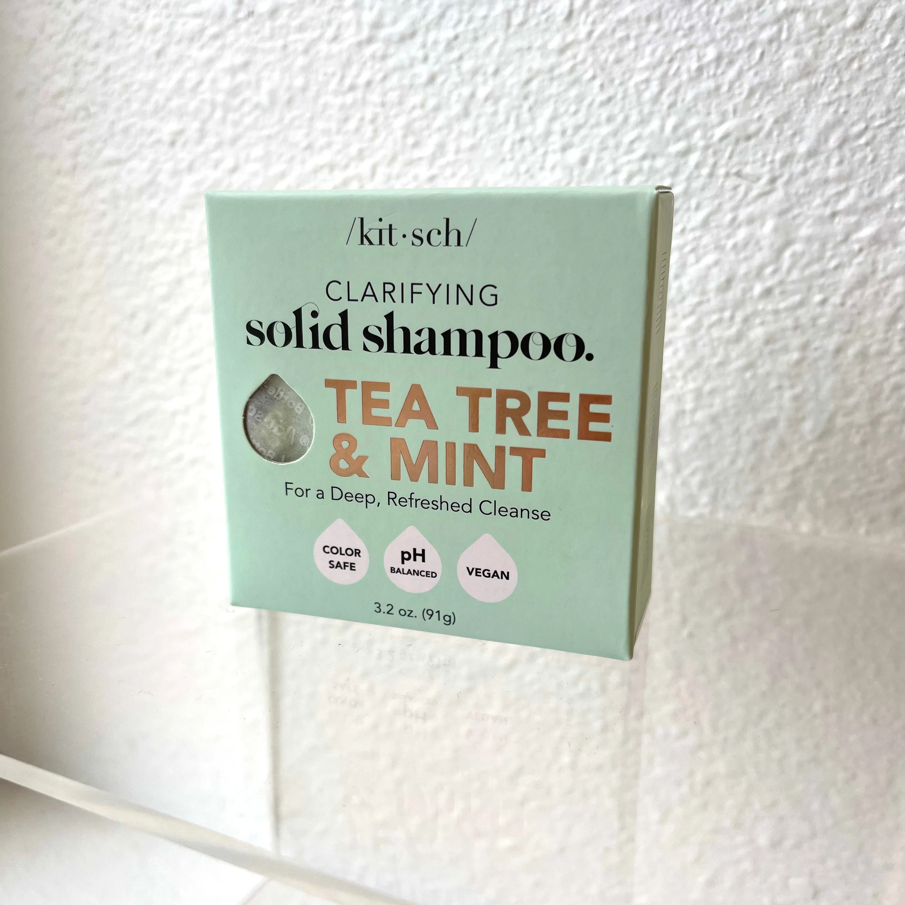 Kitsch Tea Tree   Mint Clarifying Shampoo Bar