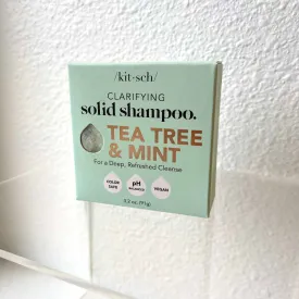 Kitsch Tea Tree   Mint Clarifying Shampoo Bar