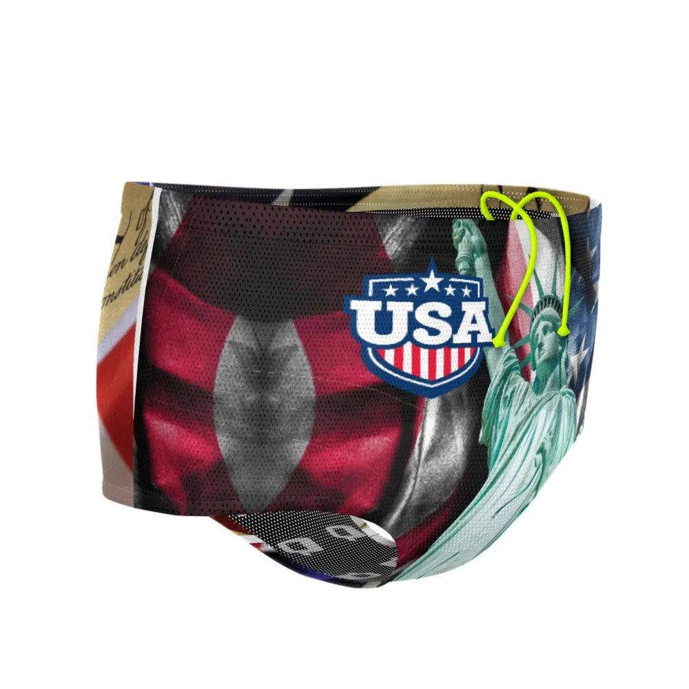 Liberty For All  Mesh Drag Swimsuit
