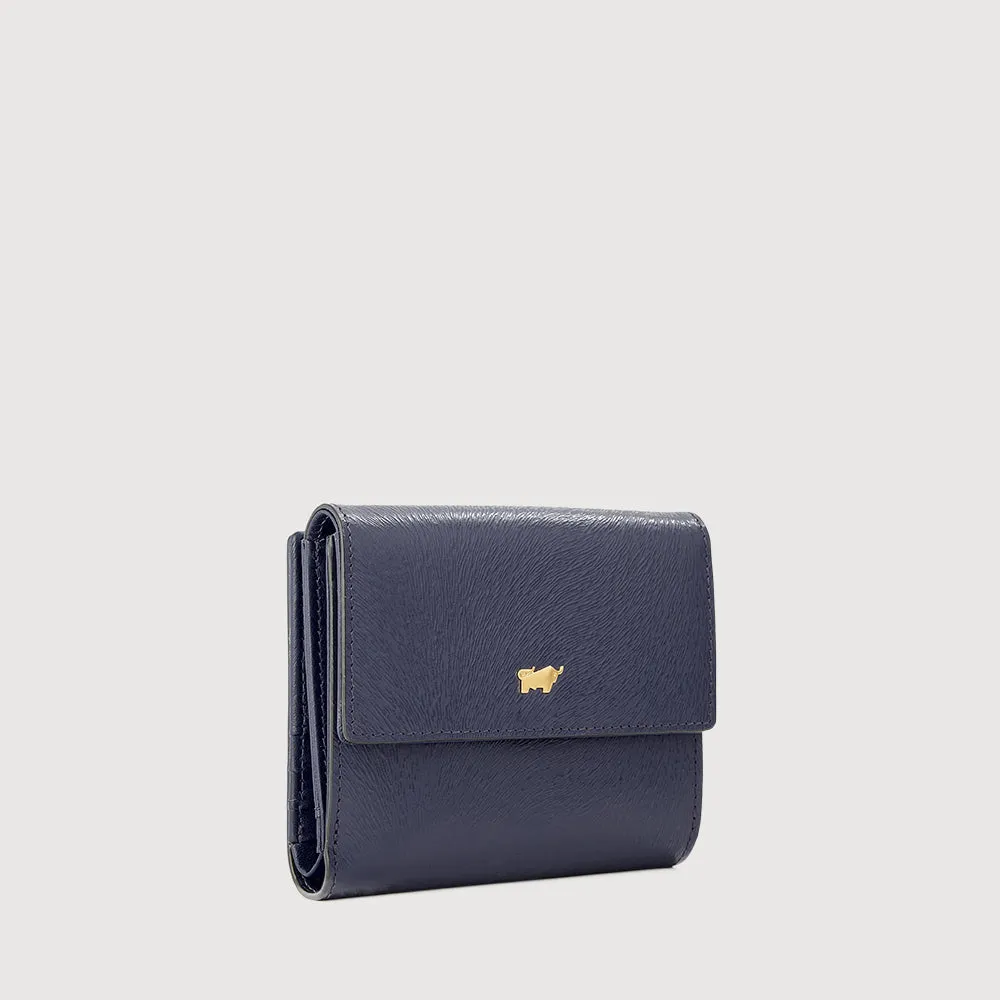 LINUS BIFOLD SMALL WALLET WITH EXTERNAL COIN COMPARTMENT