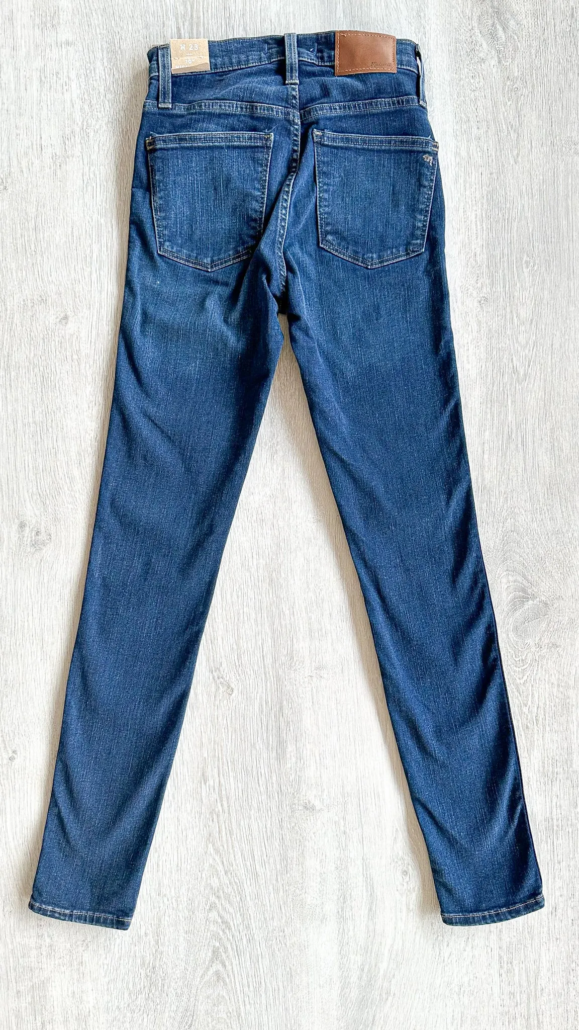 Madewell 10" High-Rise Skinny Jeans Indigo Hayes Wash