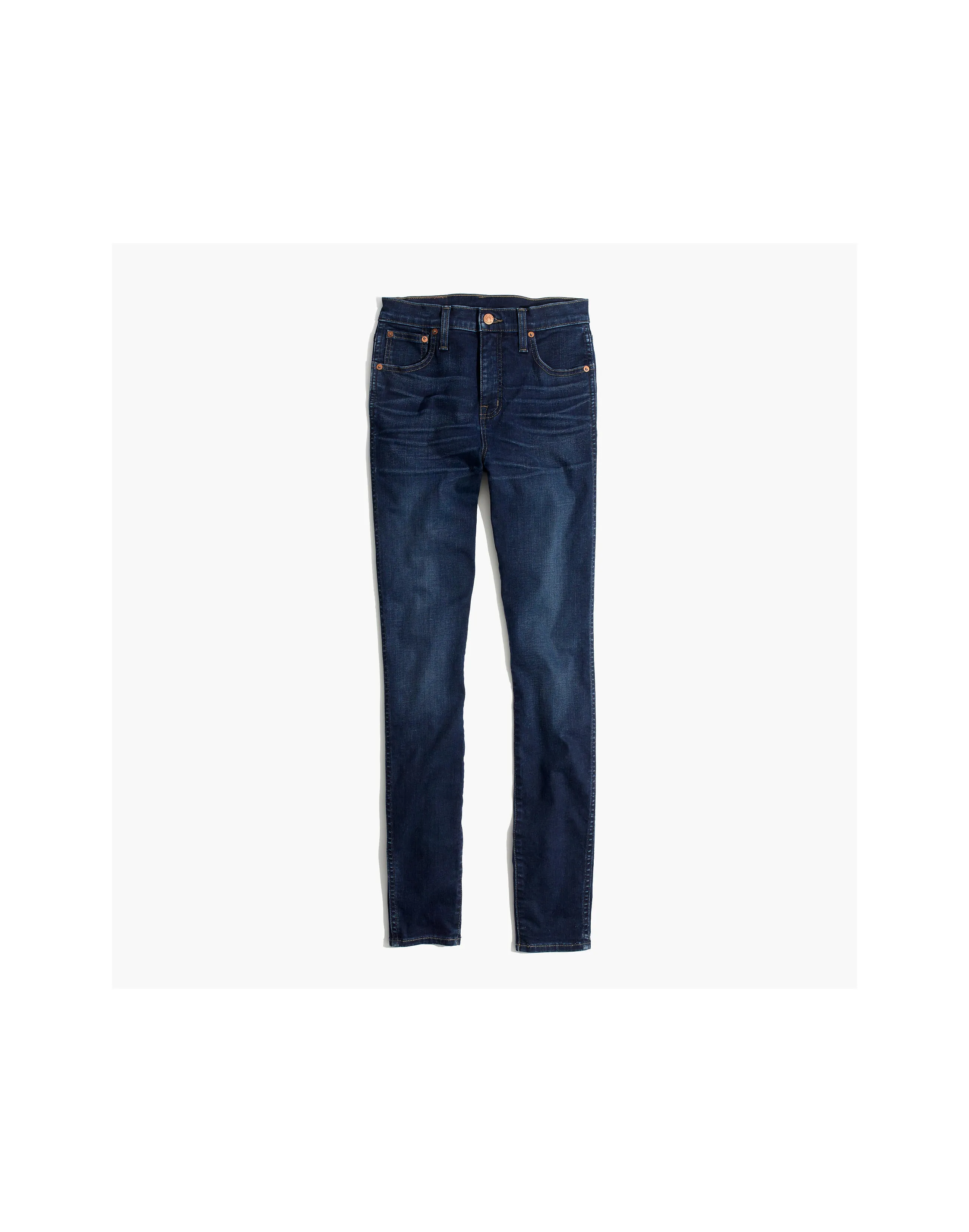 Madewell 10" High-Rise Skinny Jeans Indigo Hayes Wash