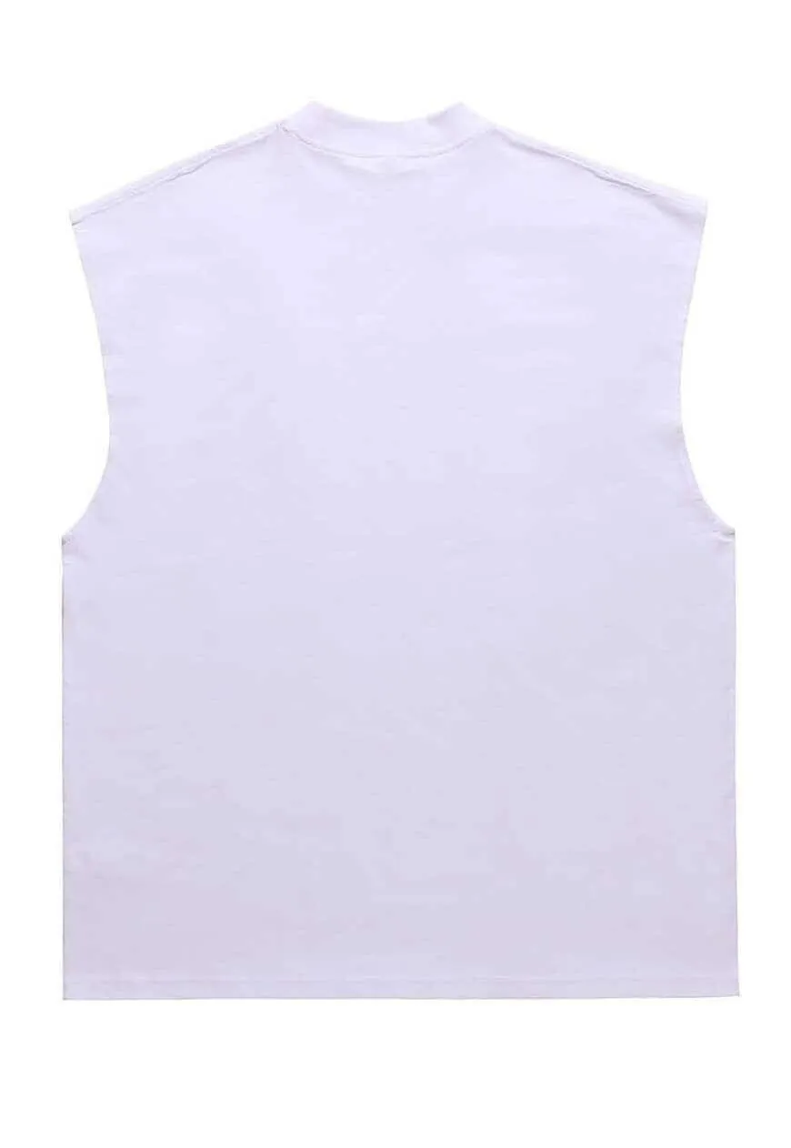 Medusa monster sleeveless t-shirt retro tank top surfer vest