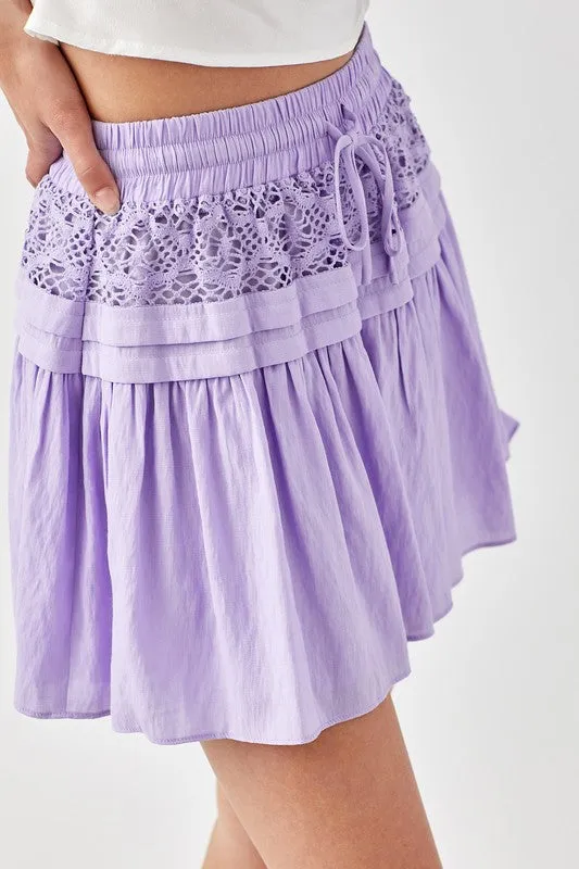 Meet Me At Midnight Detail Skirt