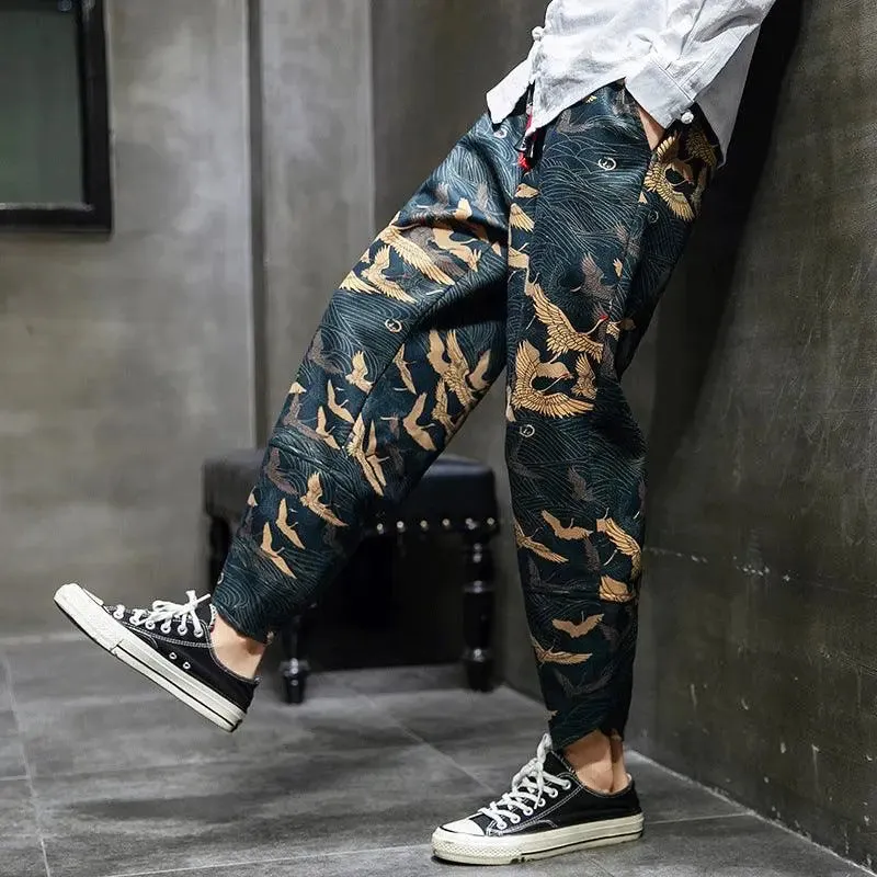 Men's plush casual pants