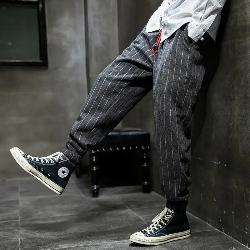 Men's plush casual pants