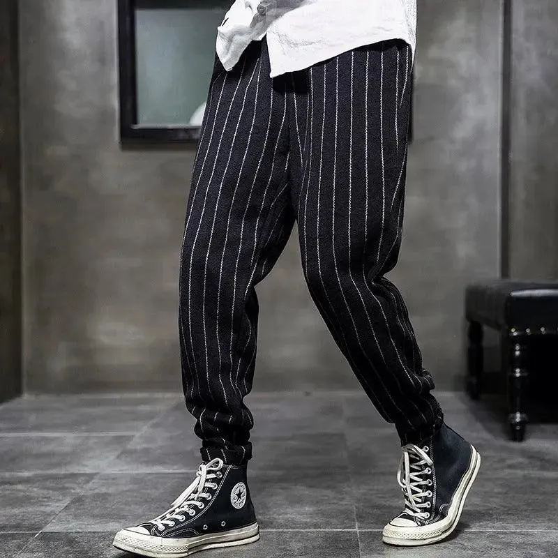 Men's plush casual pants