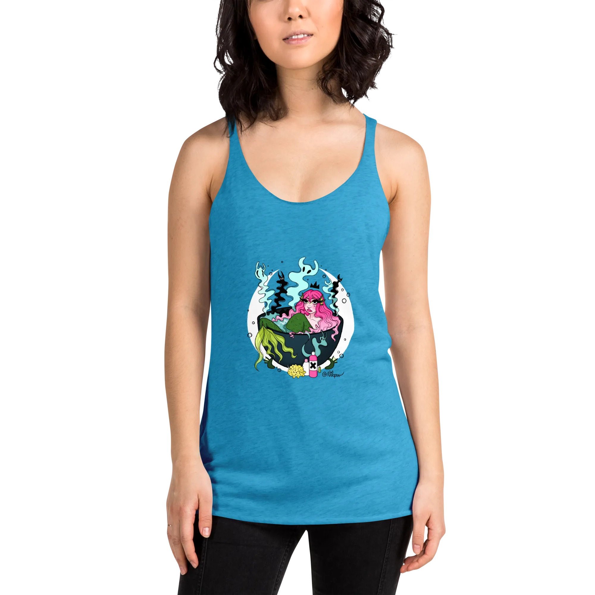 Mermaid by Nilopav - Women's Racerback Tank