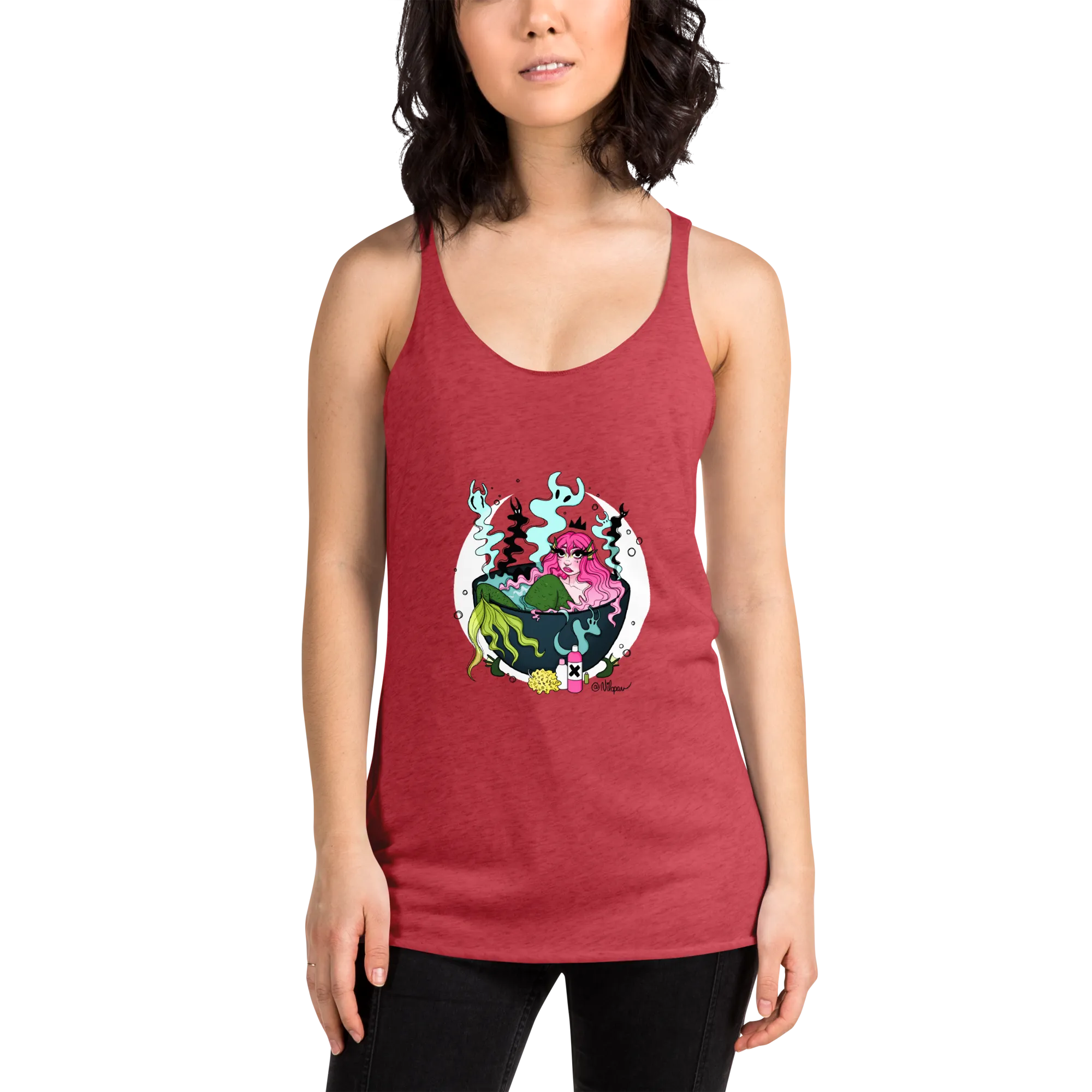 Mermaid by Nilopav - Women's Racerback Tank