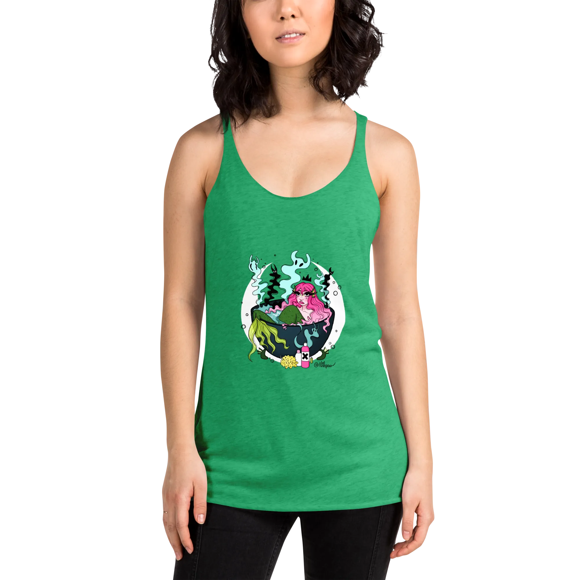 Mermaid by Nilopav - Women's Racerback Tank