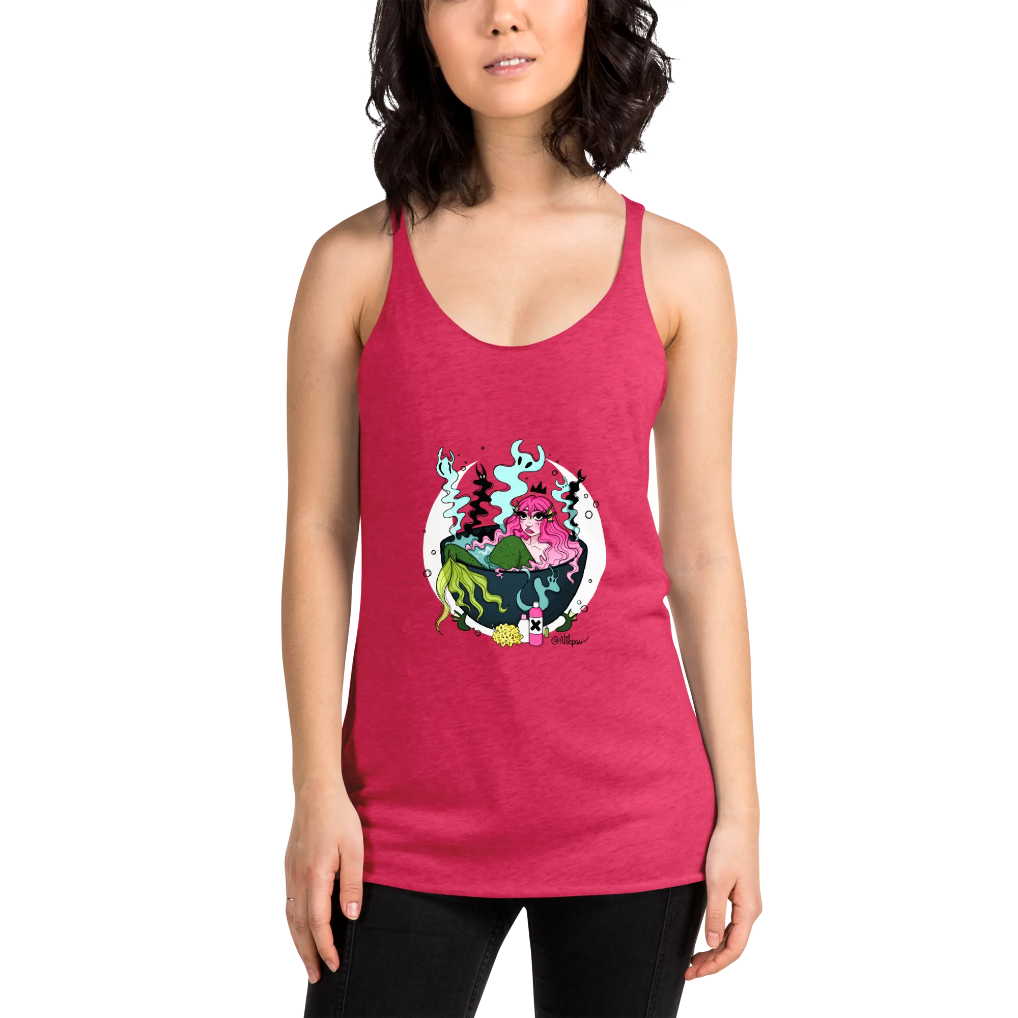 Mermaid by Nilopav - Women's Racerback Tank