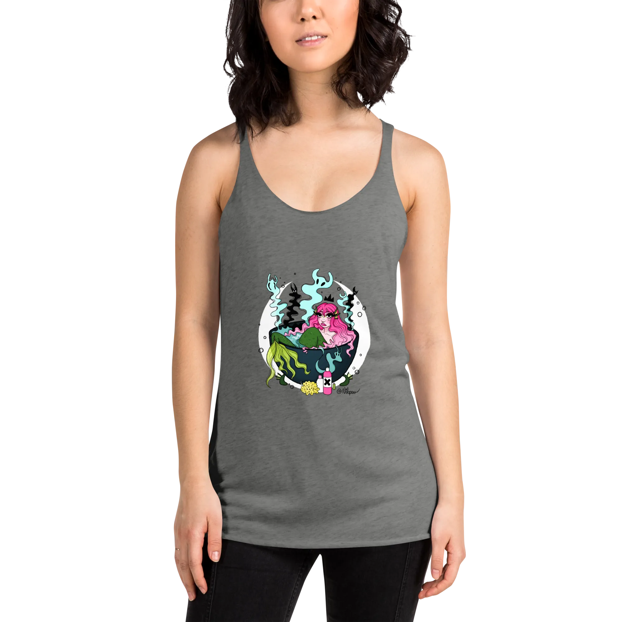 Mermaid by Nilopav - Women's Racerback Tank