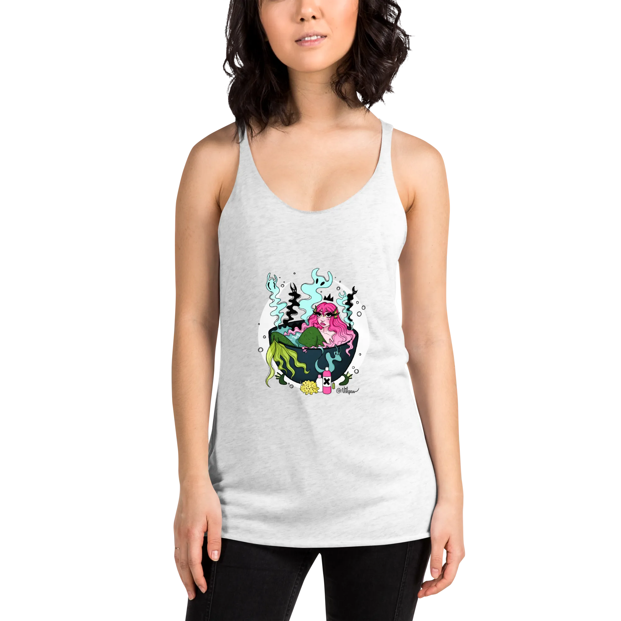 Mermaid by Nilopav - Women's Racerback Tank