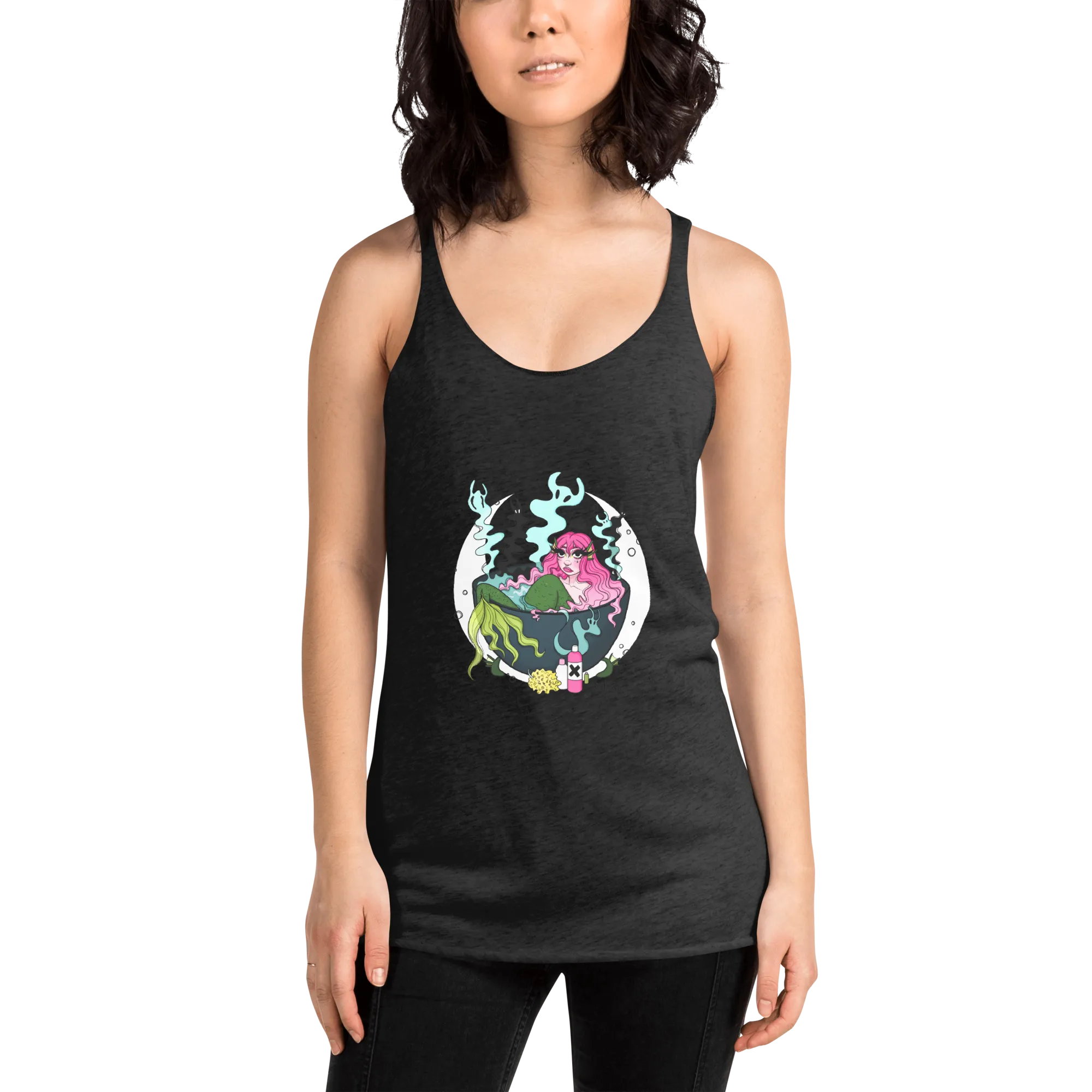 Mermaid by Nilopav - Women's Racerback Tank