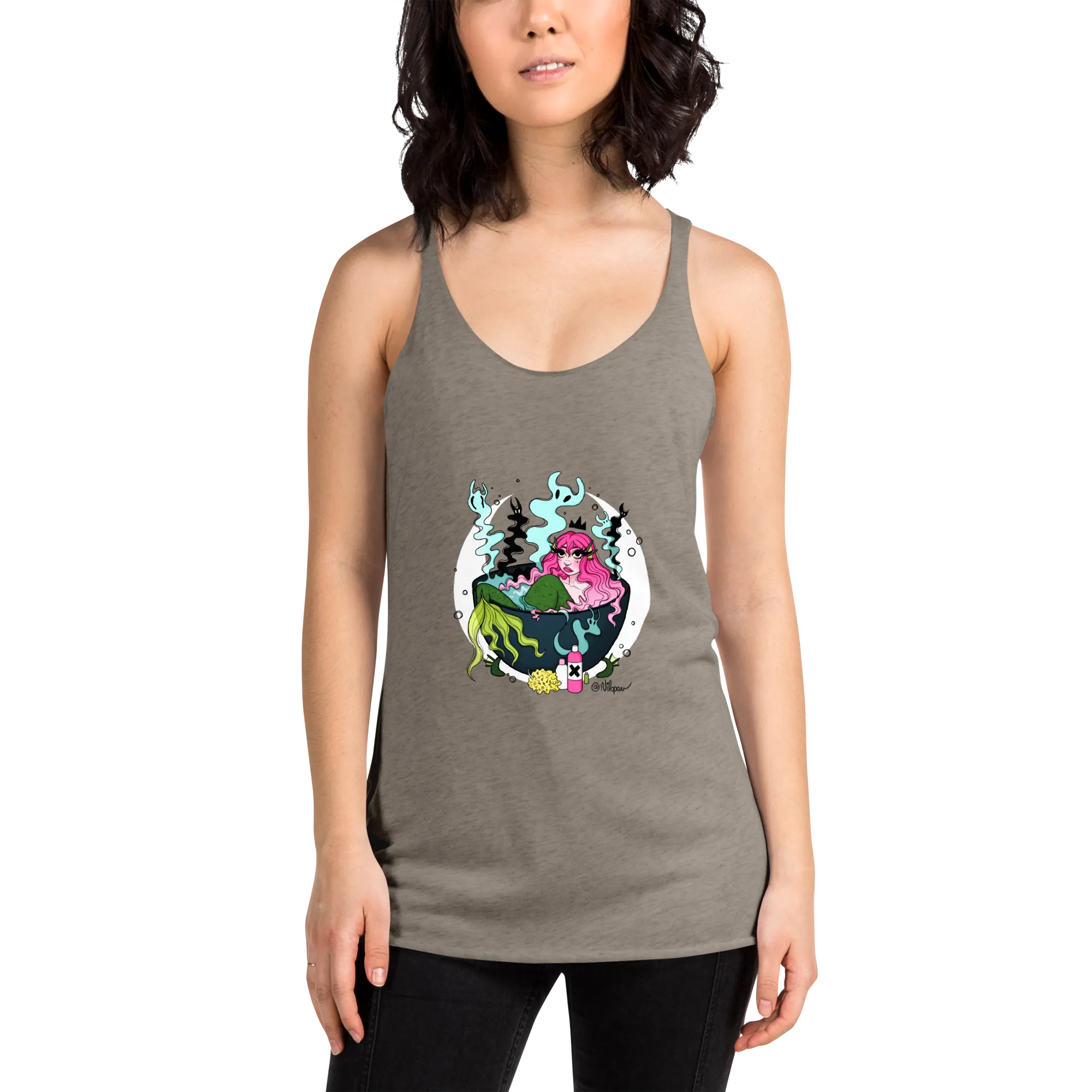 Mermaid by Nilopav - Women's Racerback Tank