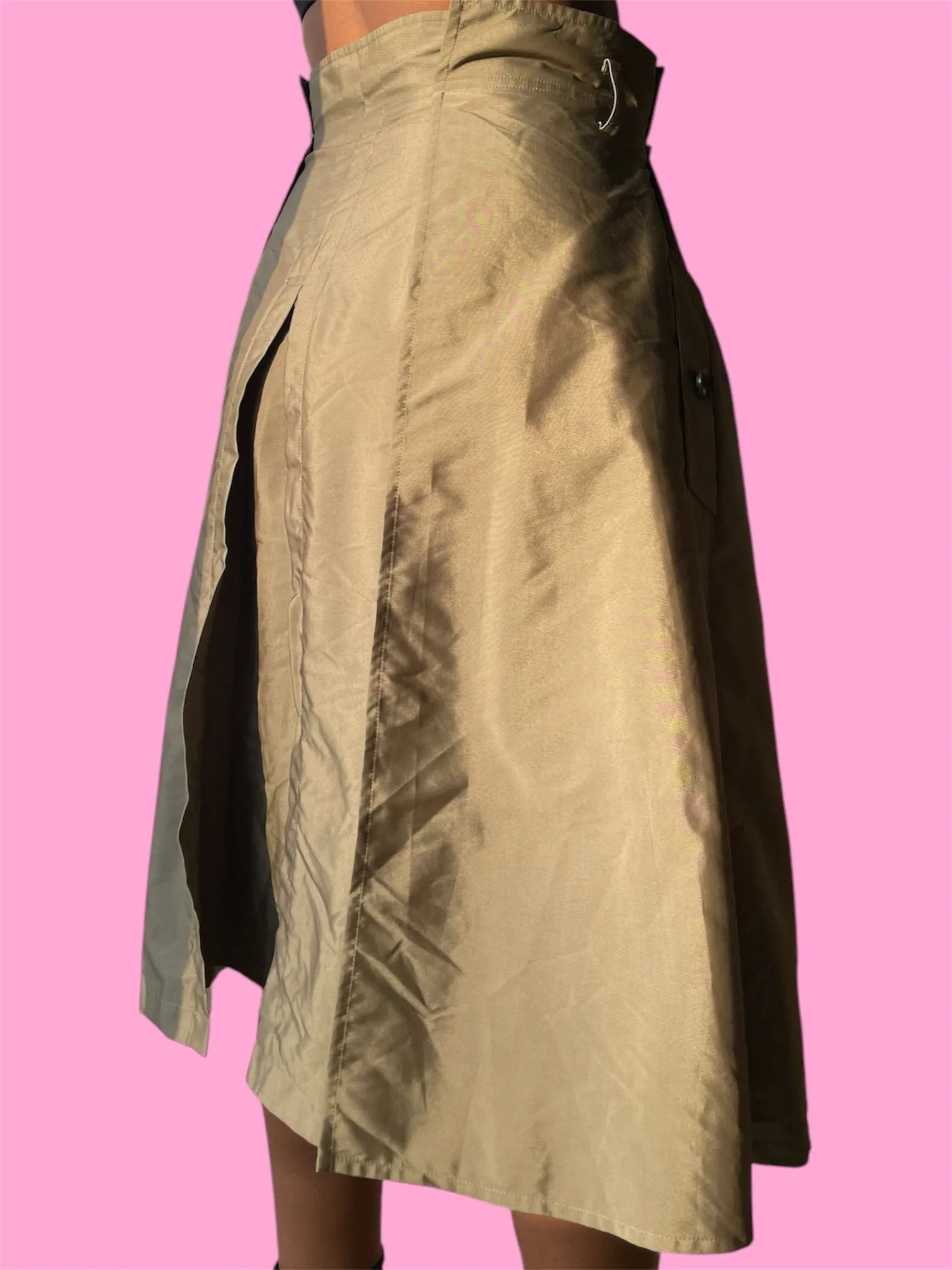 Midi Trench Skirt
