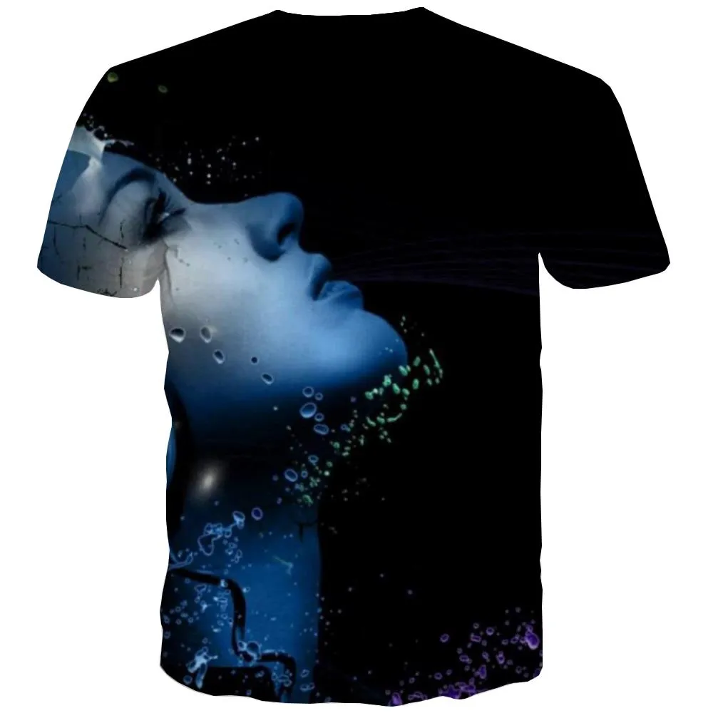 Music T-shirt Men Instrument Shirt Print Retro Tshirts Cool Electronic Tshirts Novelty