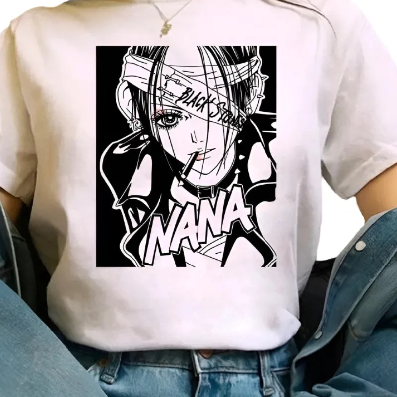 Nana Japanese Anime Round Neck Short Sleeve T Shirt