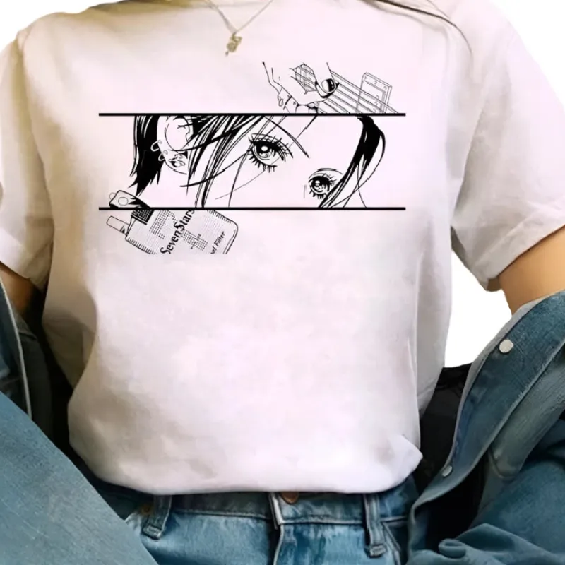 Nana Japanese Anime Round Neck Short Sleeve T Shirt