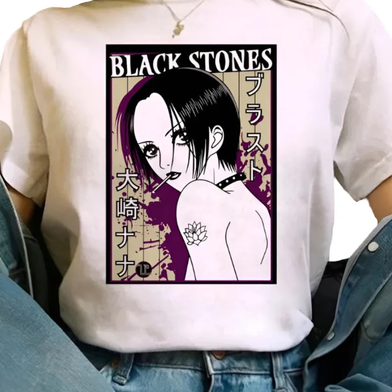 Nana Japanese Anime Round Neck Short Sleeve T Shirt