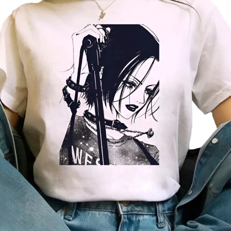 Nana Japanese Anime Round Neck Short Sleeve T Shirt