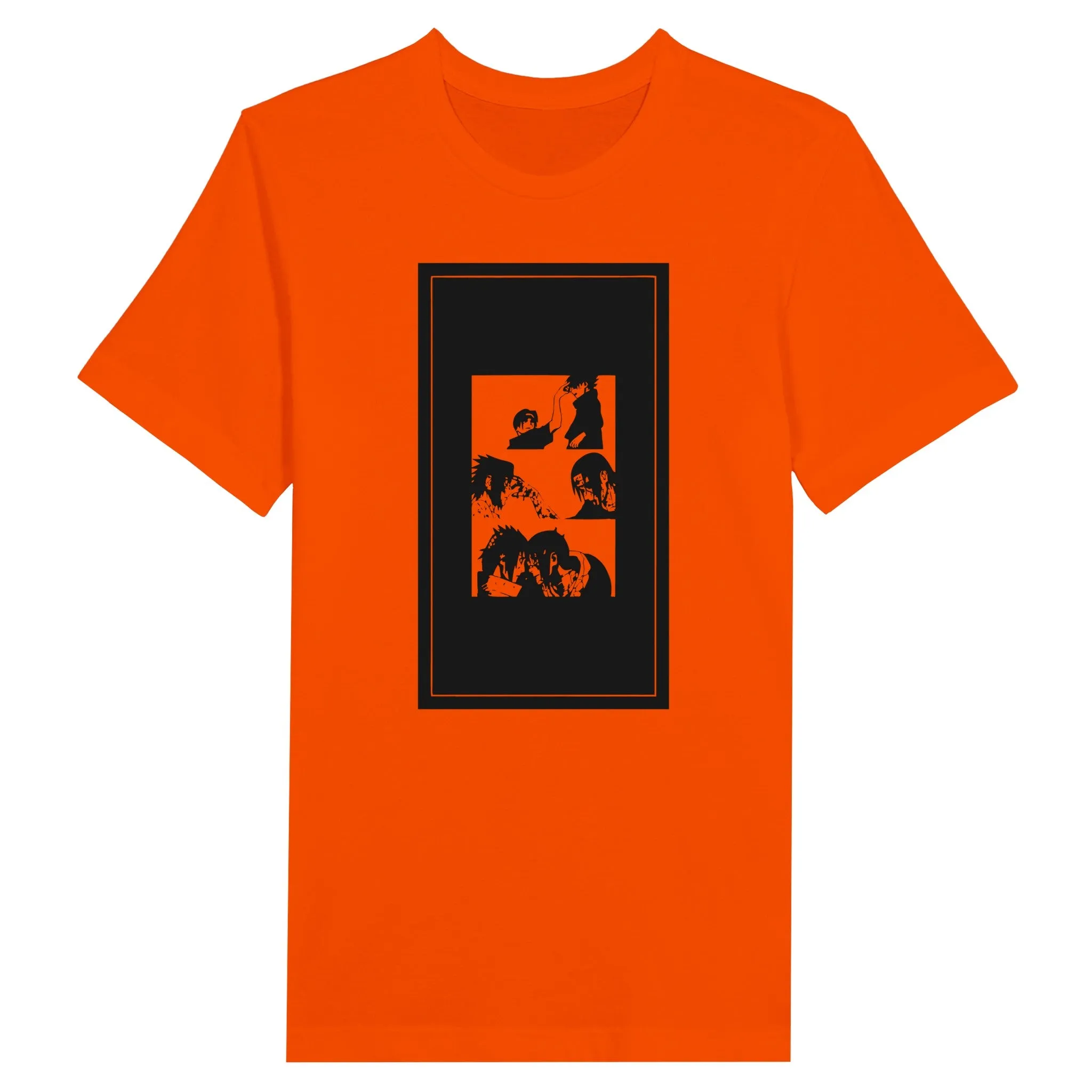 Naruto T-shirt - Naruto Artwork 2 Black - Premium Unisex Crewneck T-shirt