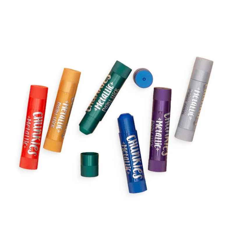 Ooly Chunkies Paint Sticks - Metallic - Set Of 6
