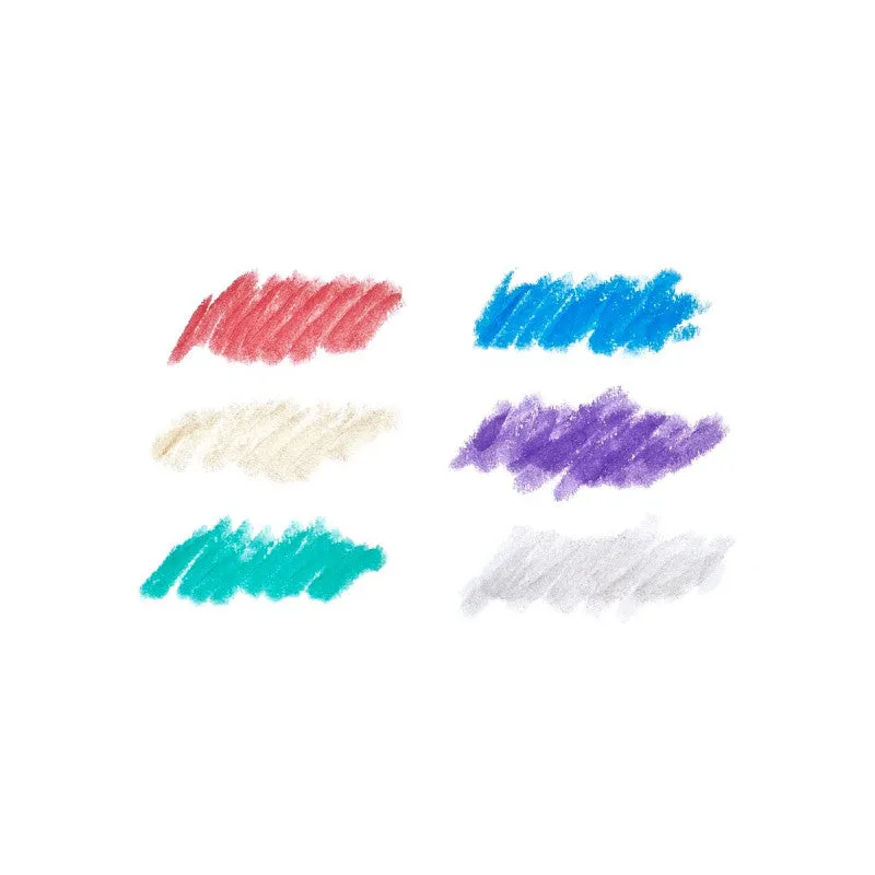 Ooly Chunkies Paint Sticks - Metallic - Set Of 6
