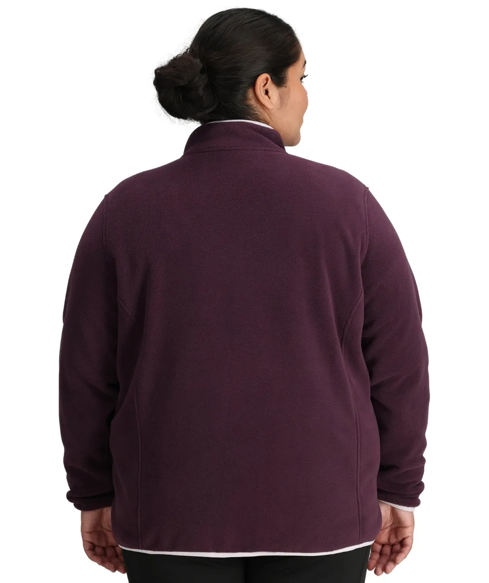 Outdoor Research Polartec 200 Women's Plus Size Fleece Jacket Amethyst 1X-3X