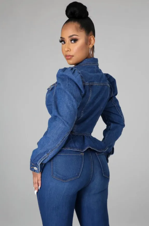 Pressure Peplum Jacket