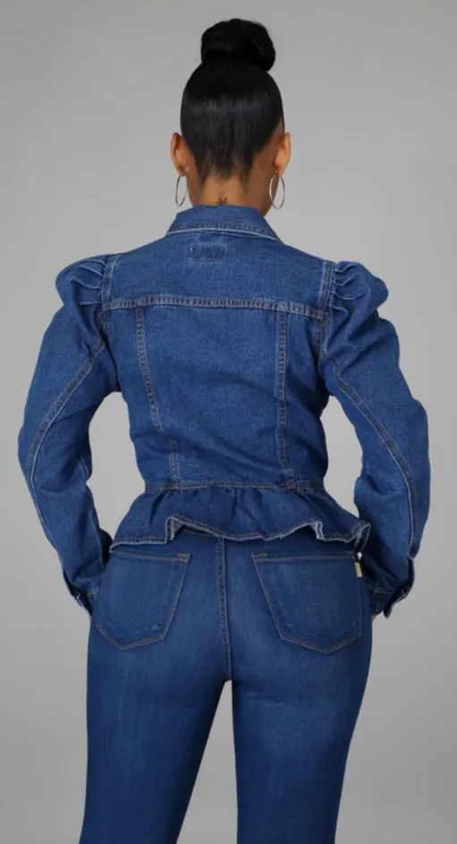 Pressure Peplum Jacket