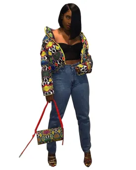 Printed Padded Jacket