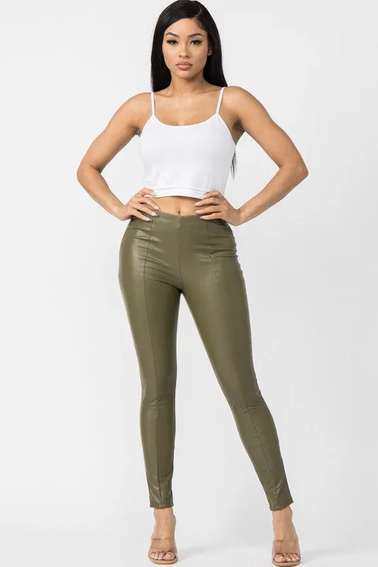 PU SKINNY PANTS