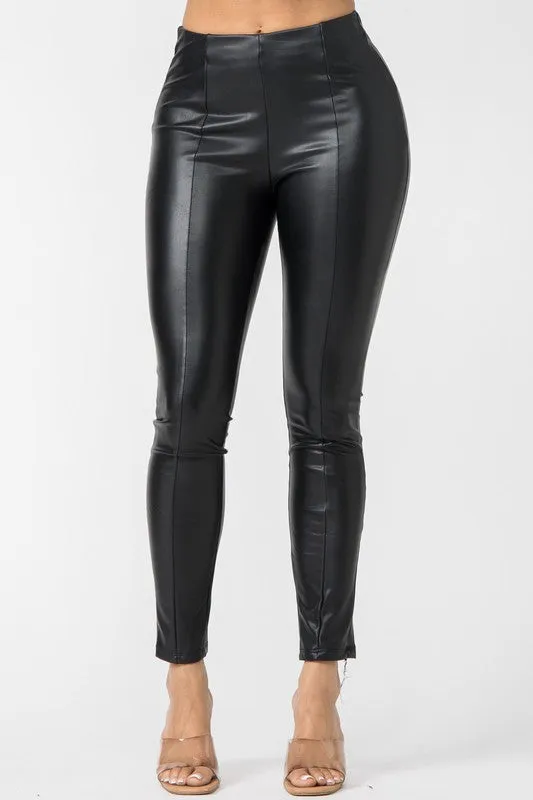 PU SKINNY PANTS