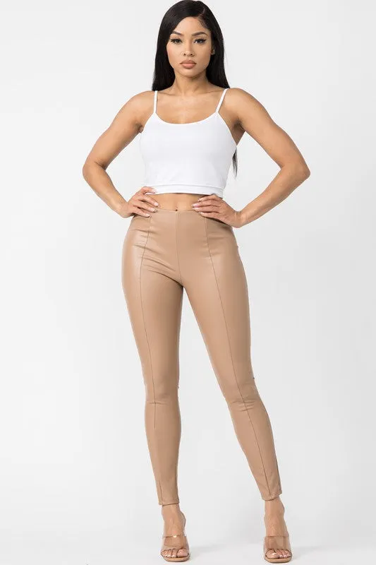 PU SKINNY PANTS