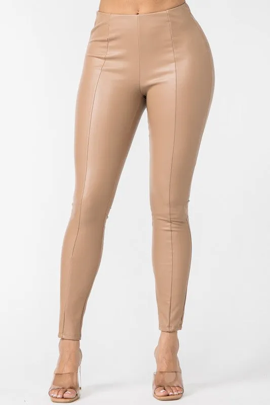 PU SKINNY PANTS