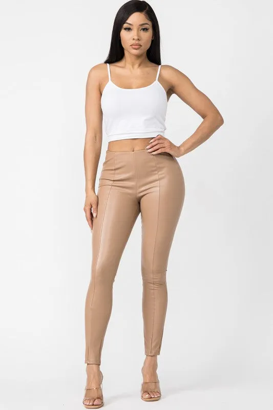 PU SKINNY PANTS
