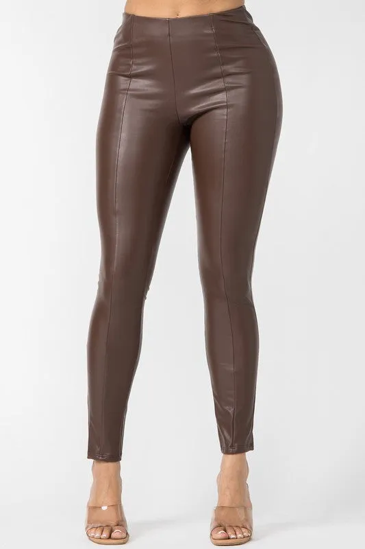 PU SKINNY PANTS