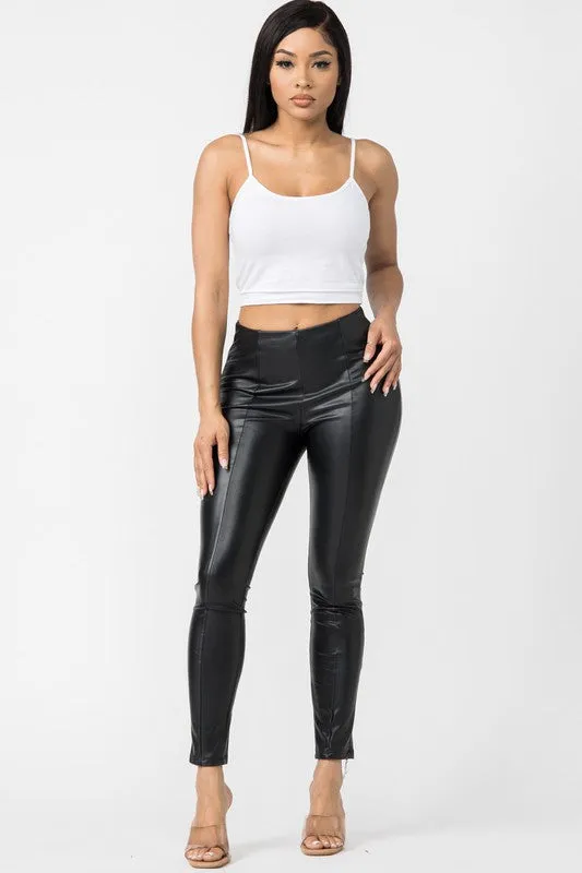 PU SKINNY PANTS