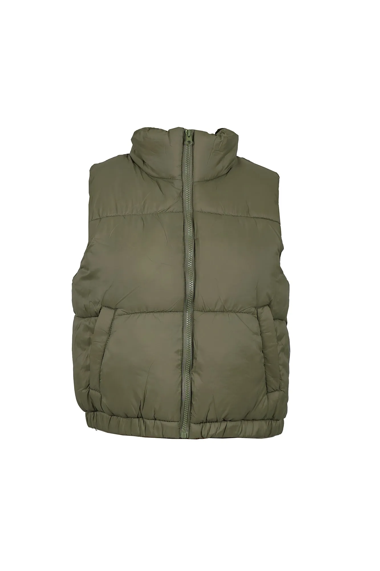 Puffer Vest - Olive