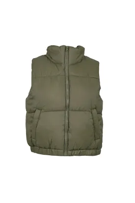 Puffer Vest - Olive