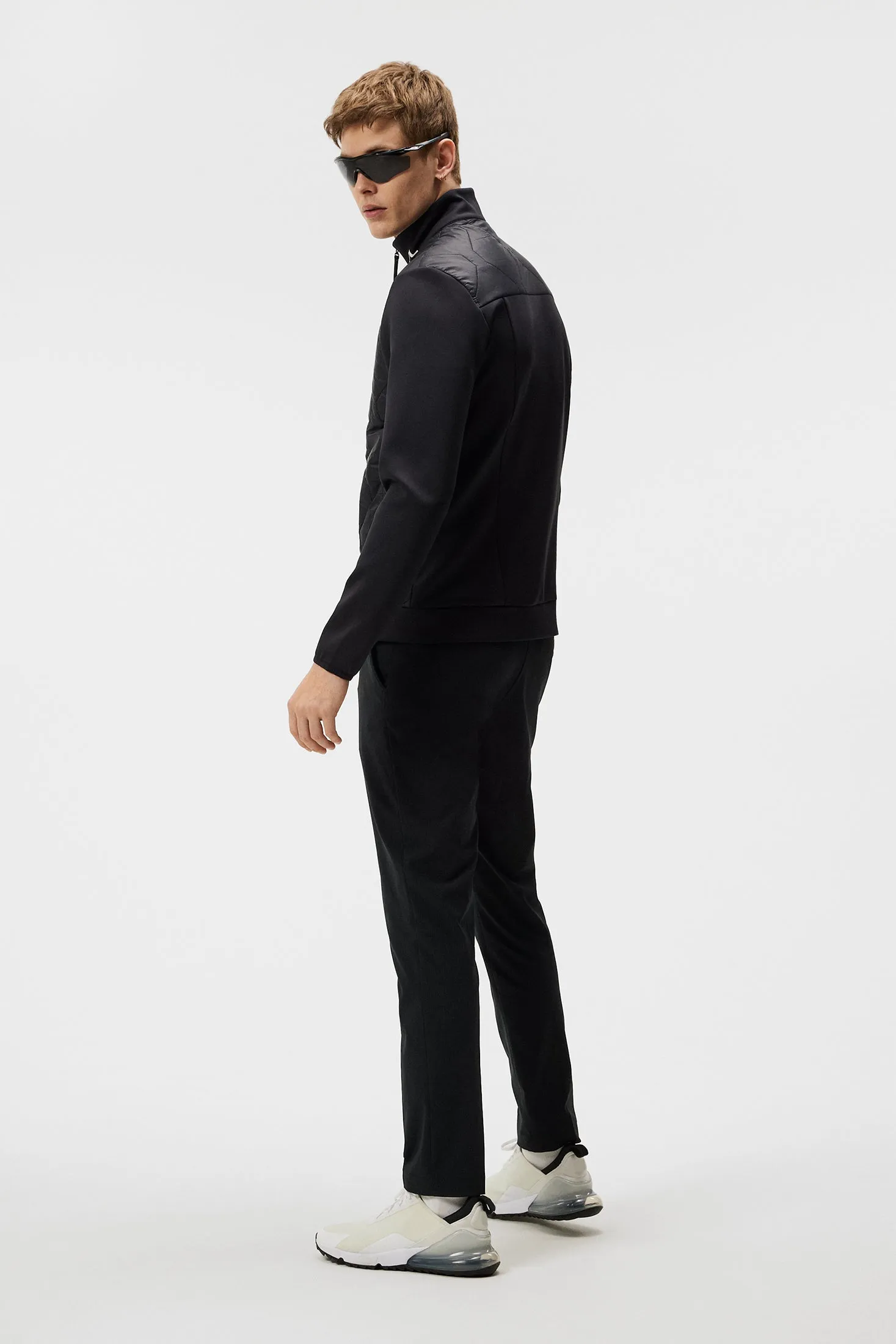 Quilt Hybrid Jacket / Black