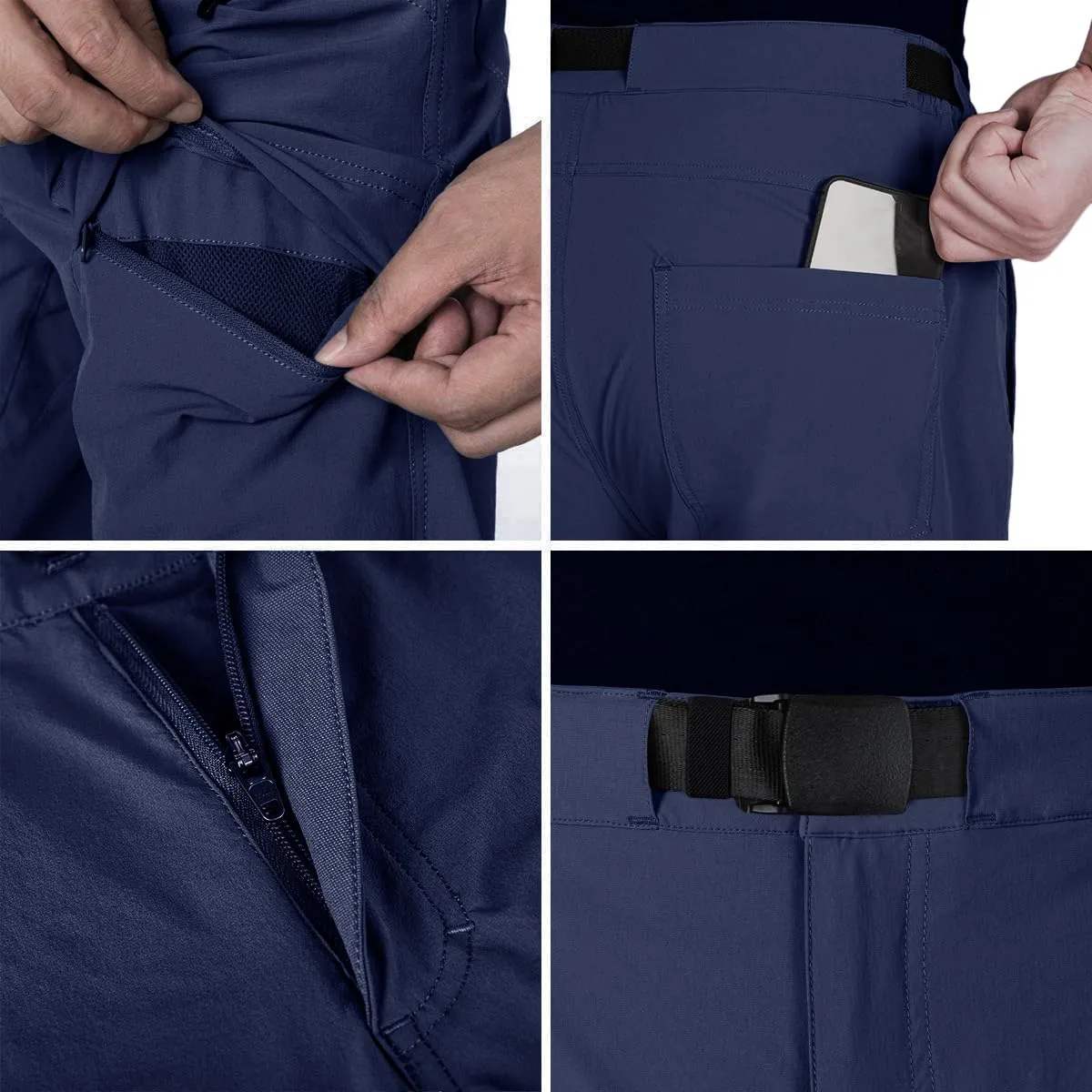 RADIANT Men's Lightweight Quick Dry Tactical Pants